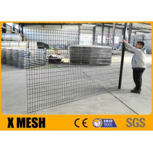 Powder Coated Metal Mesh Fencing 50x200mm Hole For Highway