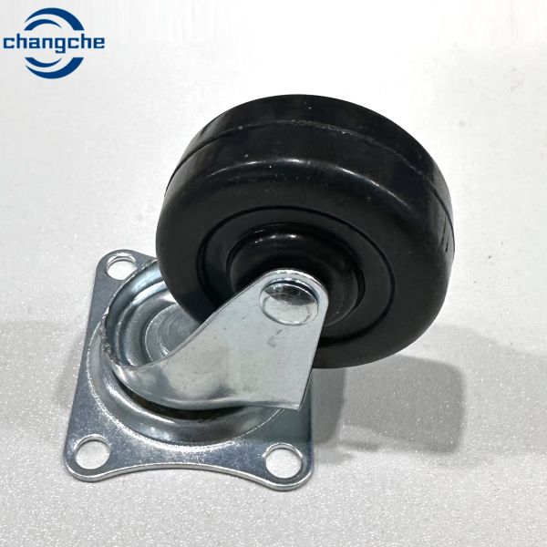 Buy Custom 2 Inch Rubber Roller Wheel Casters Logo Printed at wholesale prices