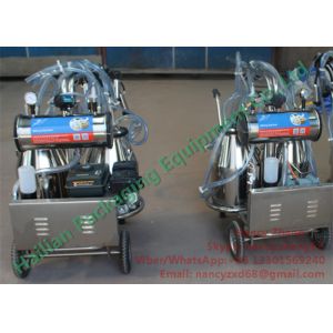 China Small Dairy Farm Machinery Cow Mobile Milking Machine Automatic Milking on sale