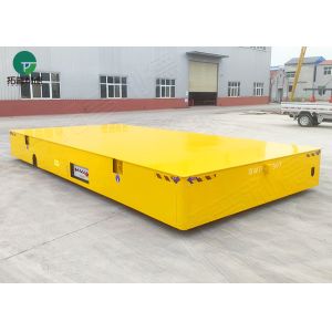 China Made Warehouse Electric Flatbed Car Trackless Transfer Trolley