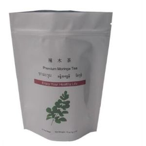 China Full Printing matte foil bag aluminum foil tea packaging bags zipper bag for tea on sale