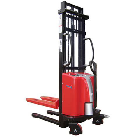 Buy 1000kg Load Hydraulic Warehouse Battery Pallet Stacker at wholesale prices