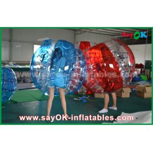 Inflatable Garden Games Queen Size PVC / TPU Inflatable Sports Games Bubble Ball
