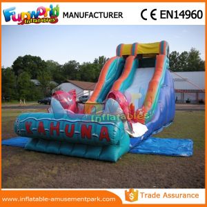 Fun Bouncer Slideway Commercial Inflatable Slide Big Kahuna Inflatable Water