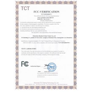 Shenzhen JYG New Energy Co., Ltd. Certifications