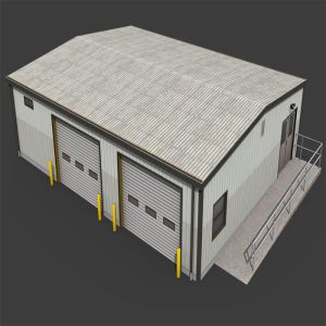 Industrial Prefab Roof Light Workshop Steel Structure Din Standard