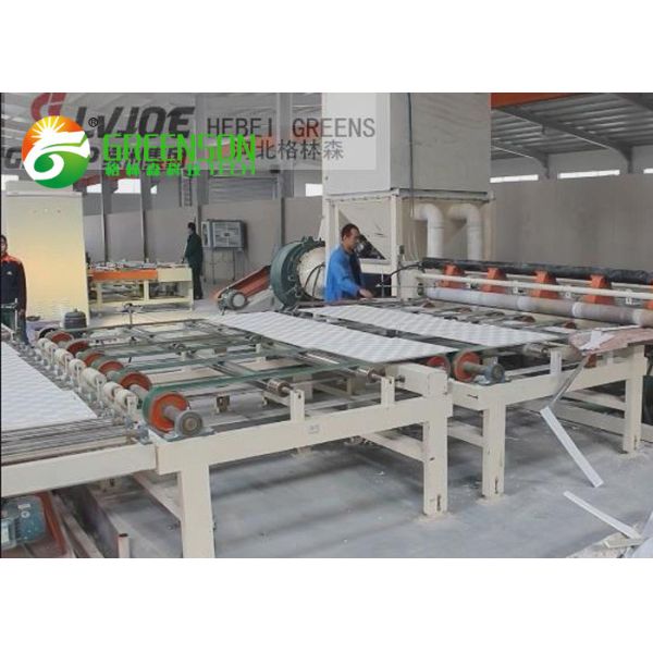 Advanced Technology Double Side Gypsum Board PVC And Aluminum Foil Laminated Machine