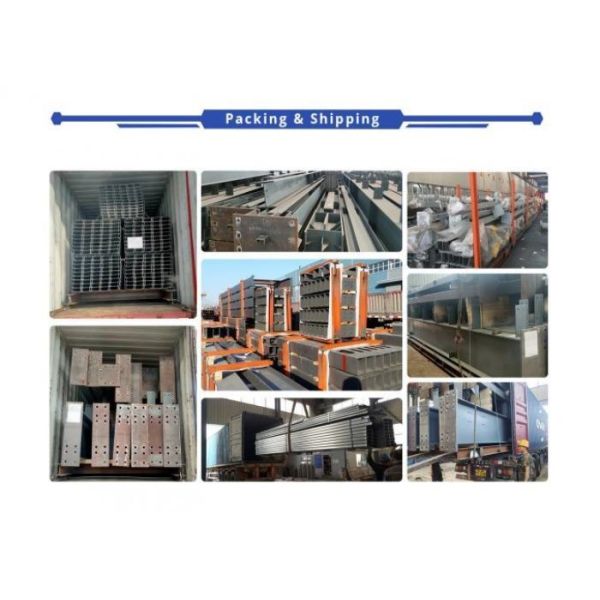 Commercial Prefabricated Steel Structure Warehouse Manufacturer Customized Height