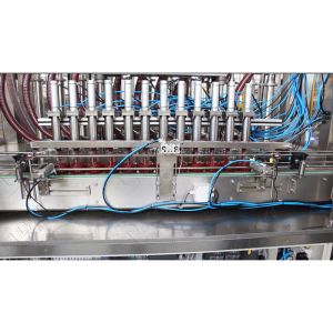 Automatic Bottled Strawberry Jam Filling Machine Twelve Head 380V