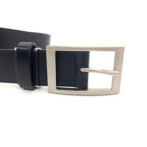 Needle Button Business 140CM Mens Casual Leather Belt For Pants