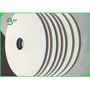 60gsm 120gsm Durable Food Grade Paper Roll 15mm 14mm Width For 5 - 12mm Straws
