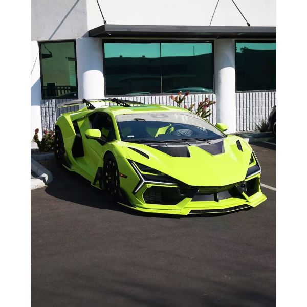 Lamborghini Revuelto Custom Body Kits Carbon Fiber DUKE Style Custom Front Diffuser