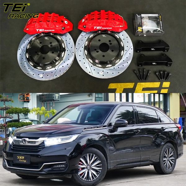 Buy Front Big Brake Kit 6 Piston Caliper With 380x28mm Rotor BBK Auto Brake System For Honda Avancier 19 Inch Car Rim at wholesale prices