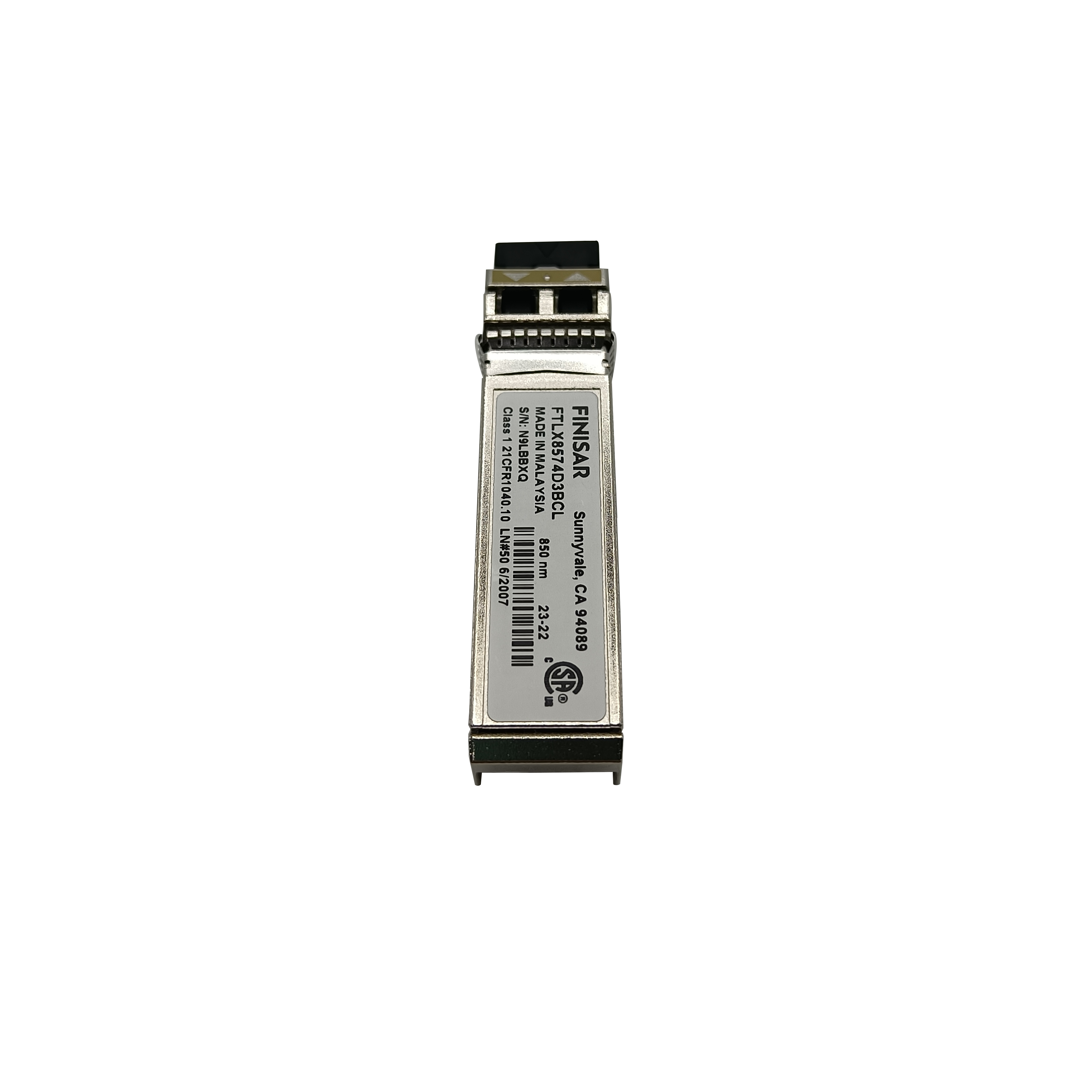 Finisar FTLX8574D3BCL 10G SFP+ Optical Transceiver 850nm 400m