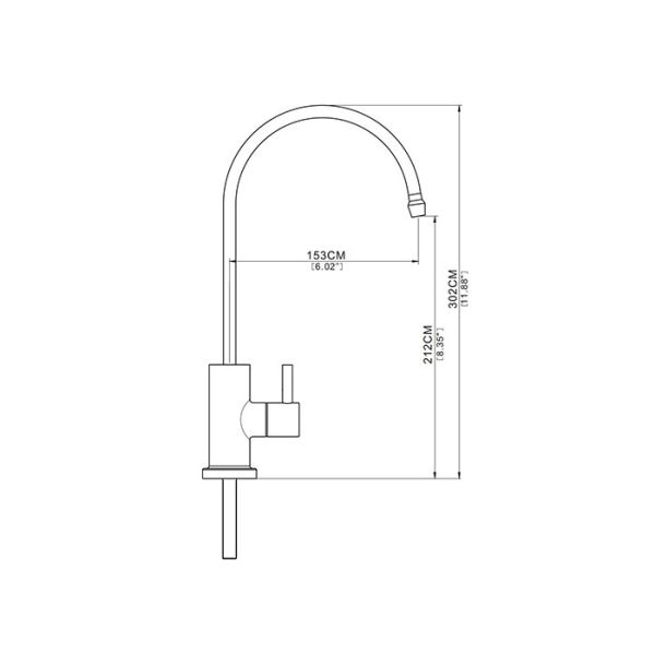 Kitchen Water Filter Faucet Lead-Free Drinking Water Faucet Pure Water Tap
