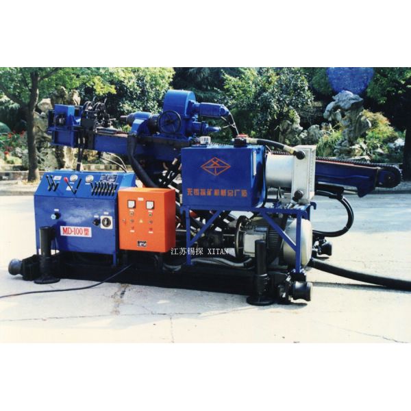 Mining Exploration Skid Mounted Anchor Drilling Rig / Drilling Machine MD - 100A