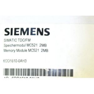 Siemens Simatic MC521 2MB 6DD1610-0AH3 Programmable Circuit Board