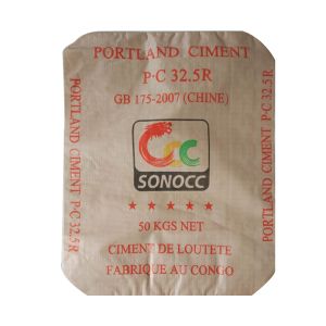 Best sale 20KG 25KG 40KG 50KG  pp woven cement bag China manufacture