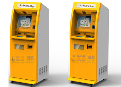Self Service Banking Interactive ATM Machine With Information Access Cash