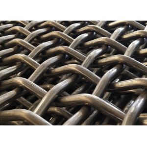 304 Mesh Crimped Stainless Steel Wire Mesh For Mining Vibrating Swing Screen