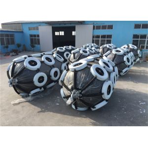 YOKOHAMA Tyres Chain Pneumatic Boat Fenders Black White Color Vulcanized