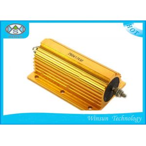 250W Wire Wound Power Resistor 0.01ohm - 68K Ohm Gold With Aluminum Housed​
