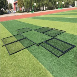 Powder Coated Galvanized Metal Dog Kennel , Welded Dog Cages