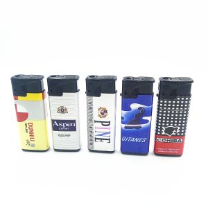 Refillable Windproof Electric Lighter with and EUR Standard 6.8*2.58*1.3 Dy-F007