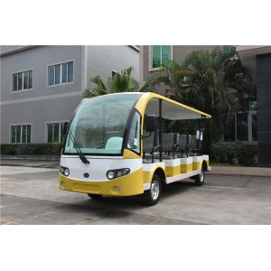Environmentally Friendly 11 Seater Mini Pure Electric Open Top Sightseeing Car