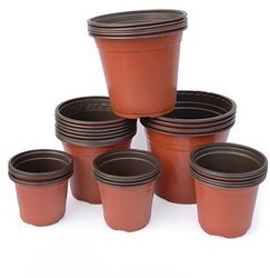 high-quality hydroponic fresh flower pot pp double color plastic flower pot with