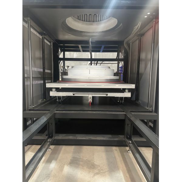 Chitherm Bf220-17nh High-Temperature Atmosphere Bell Furnace interior view