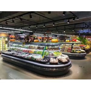 Oval Island Commercial Freezer Refrigerator R404a