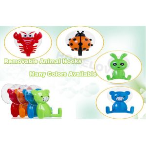 Quality Orange Plastic wall hanging hooks for sale