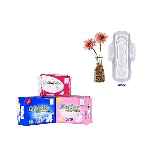 Buy ADL Chip 155mm Cotton Sanitary Napkin Waterproof Breathable Backsheet at wholesale prices