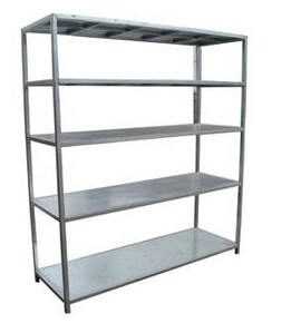 Quality Commercial Kitchen five Tier Detachable Assembly Stainless Steel Shelving Units for sale