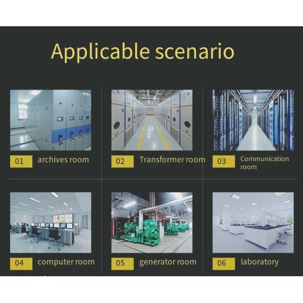 Multiple Suspension FM 200 HFC 227ea Fire Extinguishing System In One Protective Zone