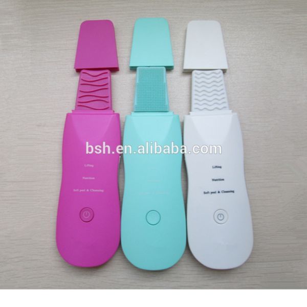 Handheld Ultrasonic Micro Dermabrasion Facial Skin Scrubber Beauty Spatula
