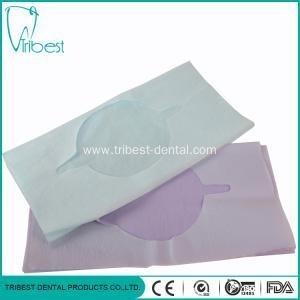 China 40x60cm Disposable Dental Bibs With Hole on sale