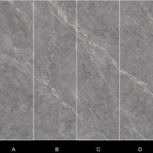 White Polished / Matt Glazed Porcelain Tile Rectified Edge