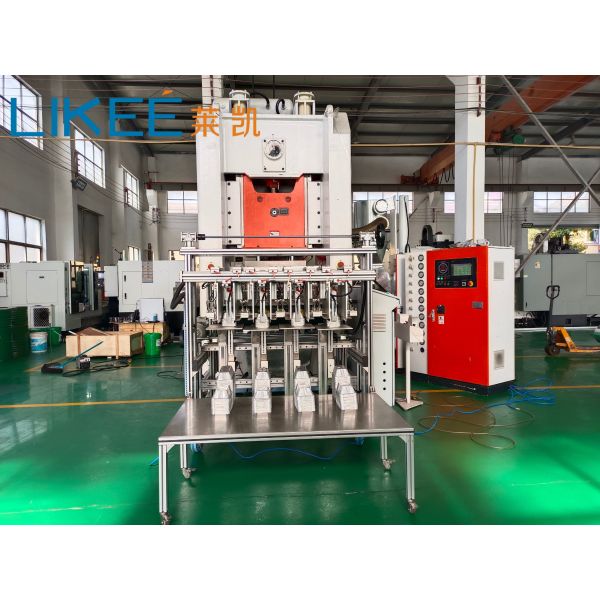 China Operating Easily Higher Production Capacity Fully Automatic Aluminium Foil Container Making Machine on sale