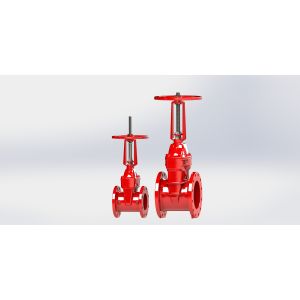 Ductile Iron UL FM Approved Gate Valve Temperature Range -10C To 80C
