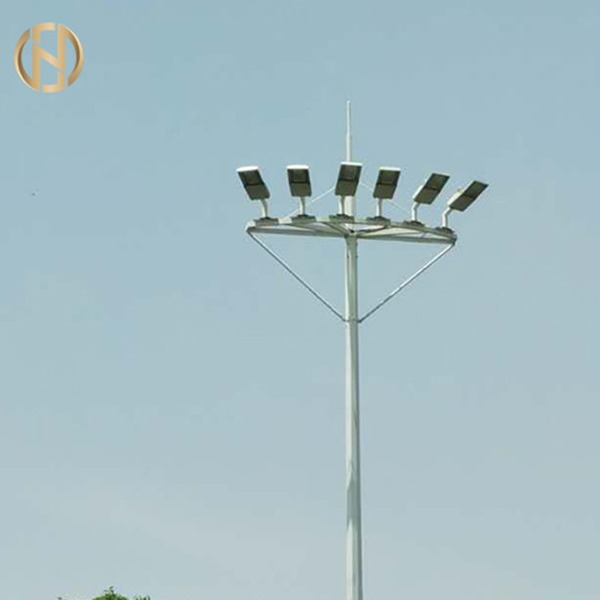 Buy Polygonal Q460 Street Light High Mast Light Pole Overlap Connection at wholesale prices