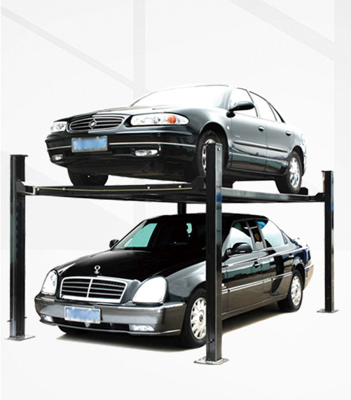 Buy Iso 4 Post Car Stacker Hydraulic Parking Lift Double Level at wholesale prices