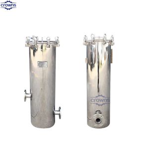 Stainless Steel 3 Cartridge Filter Housing 30 For Beer Filtering