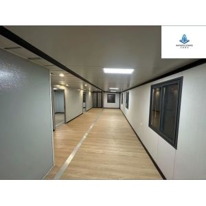 Foldable Expandable Container House With Insulation Fireproof Rock Wool Panels