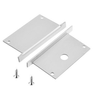 Big 70*32mm Oblong Recessed LED Strip Channel Diffuser Anodized