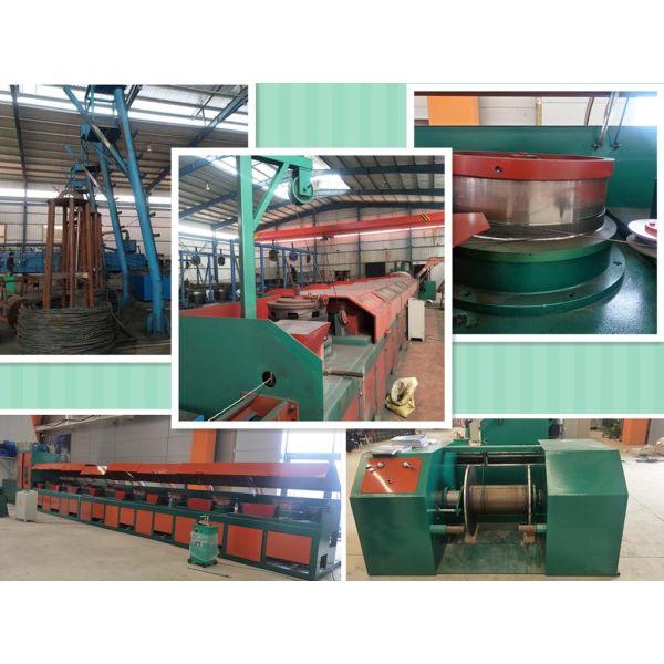 Welding Wire Straight Line , Wire Rod Drawing Machine With Low Carbon Wire