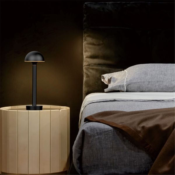 Wi-Fi Rechargeable Table Lamp Dimmable RGBW Night Light, Waterproof for Living Rooms, Bedrooms and Outdoor