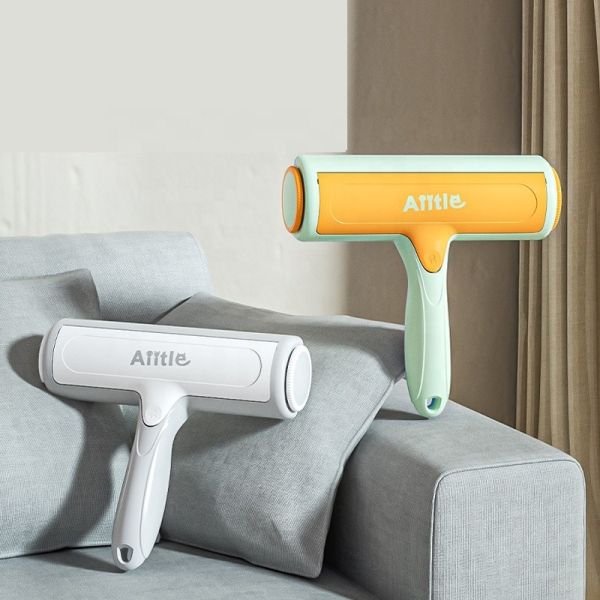 Reusable PET Cleaning Brush Silicone Pet Hair Remover Brush Fur Roller Automatic