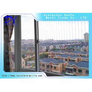 Quality Innovative Balcony Safety 316 Wire Invisible Grilles 100kg load capacity for sale